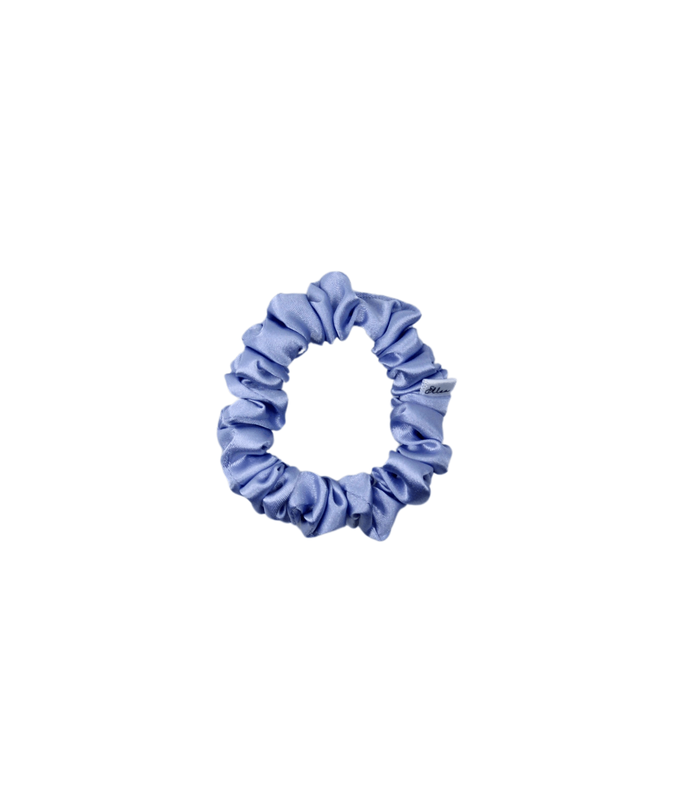 Periwinkle Satin Scrunchie