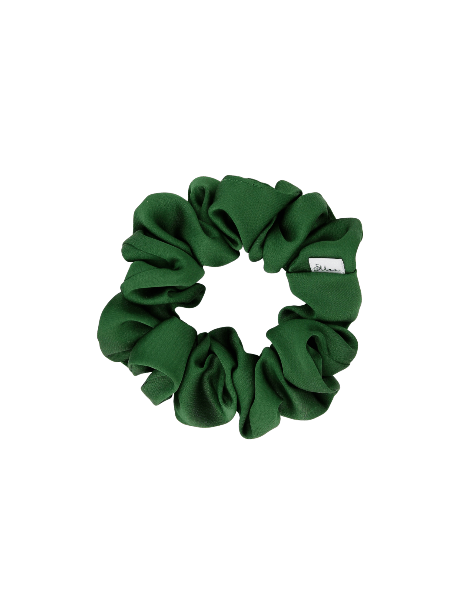 Evergreen Satin Scrunchie - ElleaShop