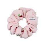 Cherry Pompom Scrunchie - ElleaShop