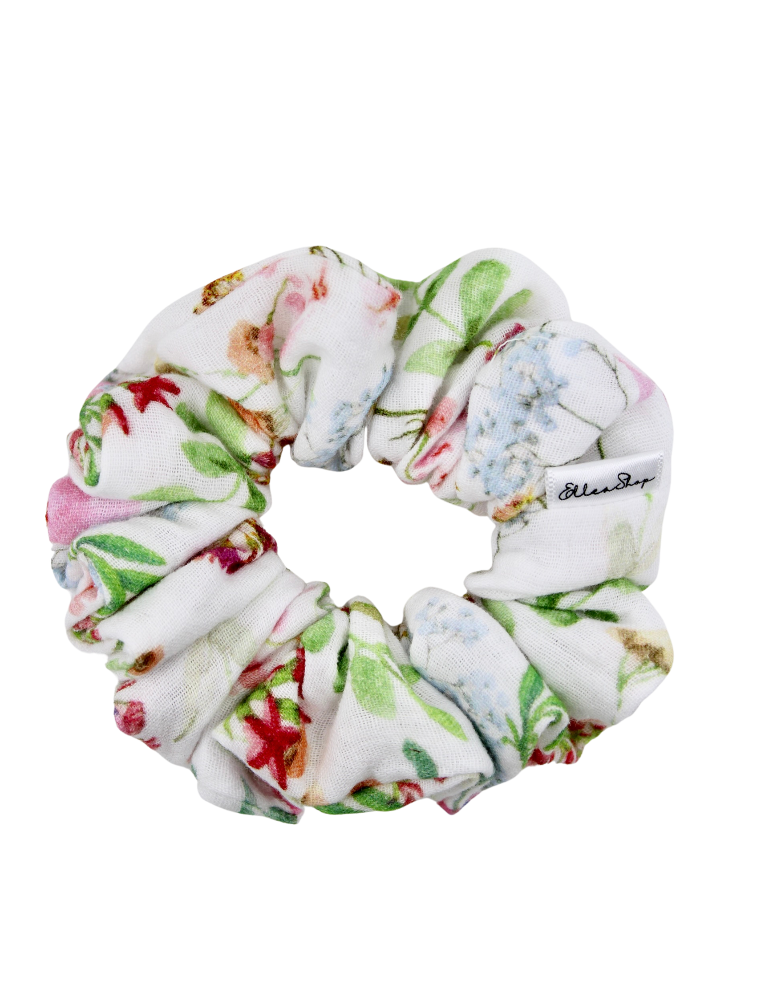 Wild Garden Muslin Scrunchie - ElleaShop
