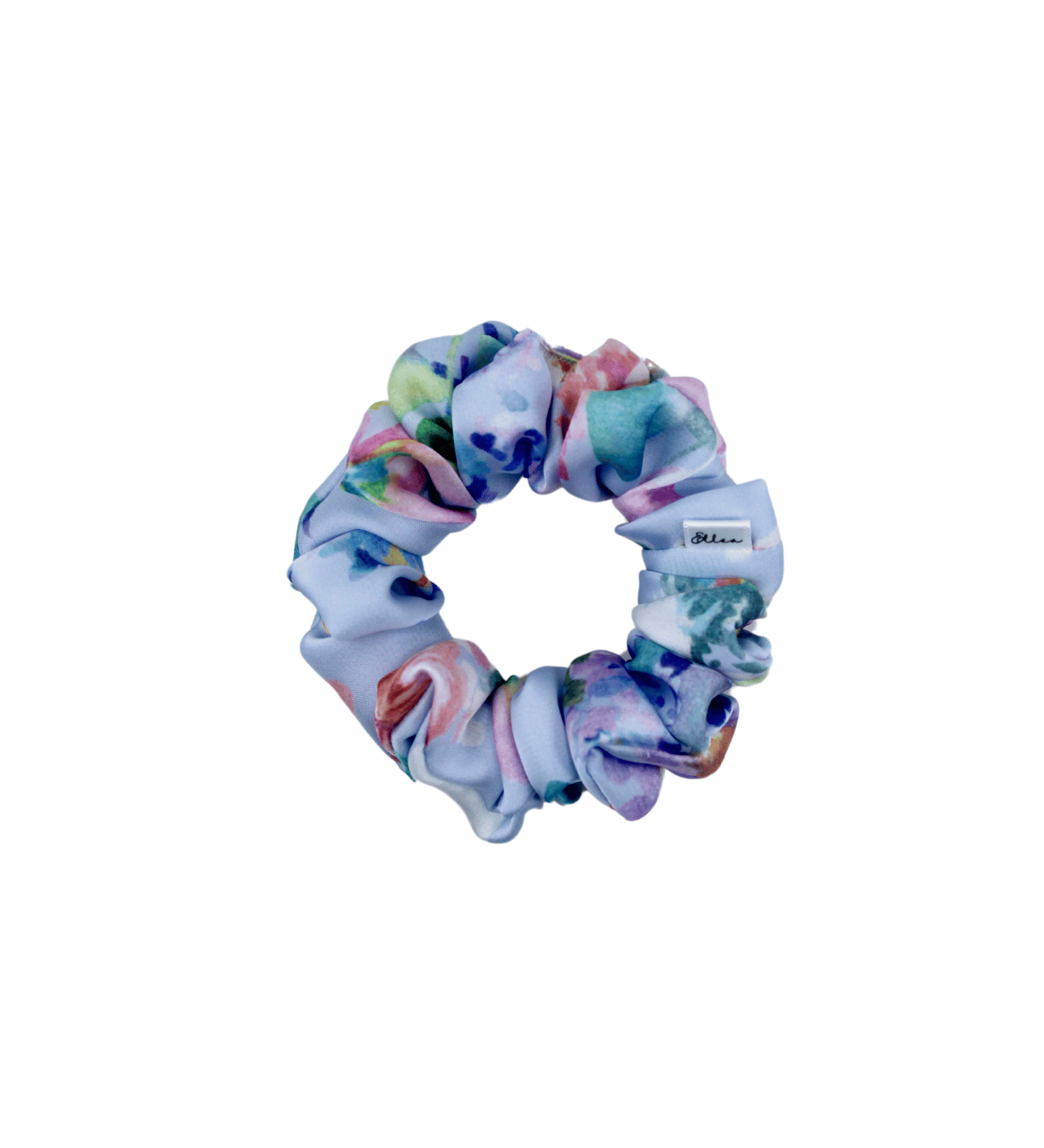 Floral Satin Bouquet Scrunchie - ElleaShop