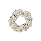 Oatmeal Mist Linen Scrunchie - ElleaShop