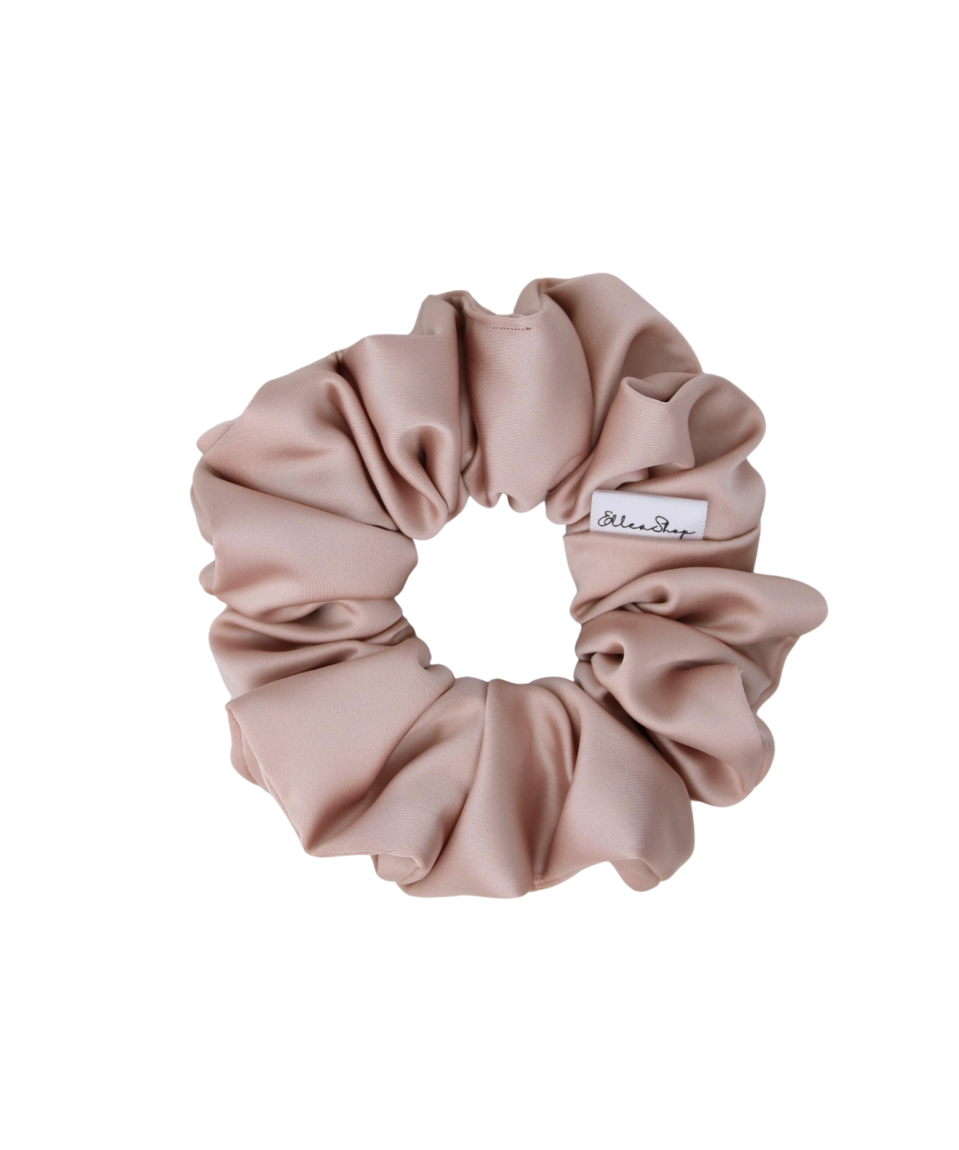 Soft Pink Luxe Satin Scrunchie - ElleaShop