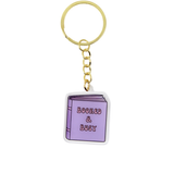 Bookworm Keychain