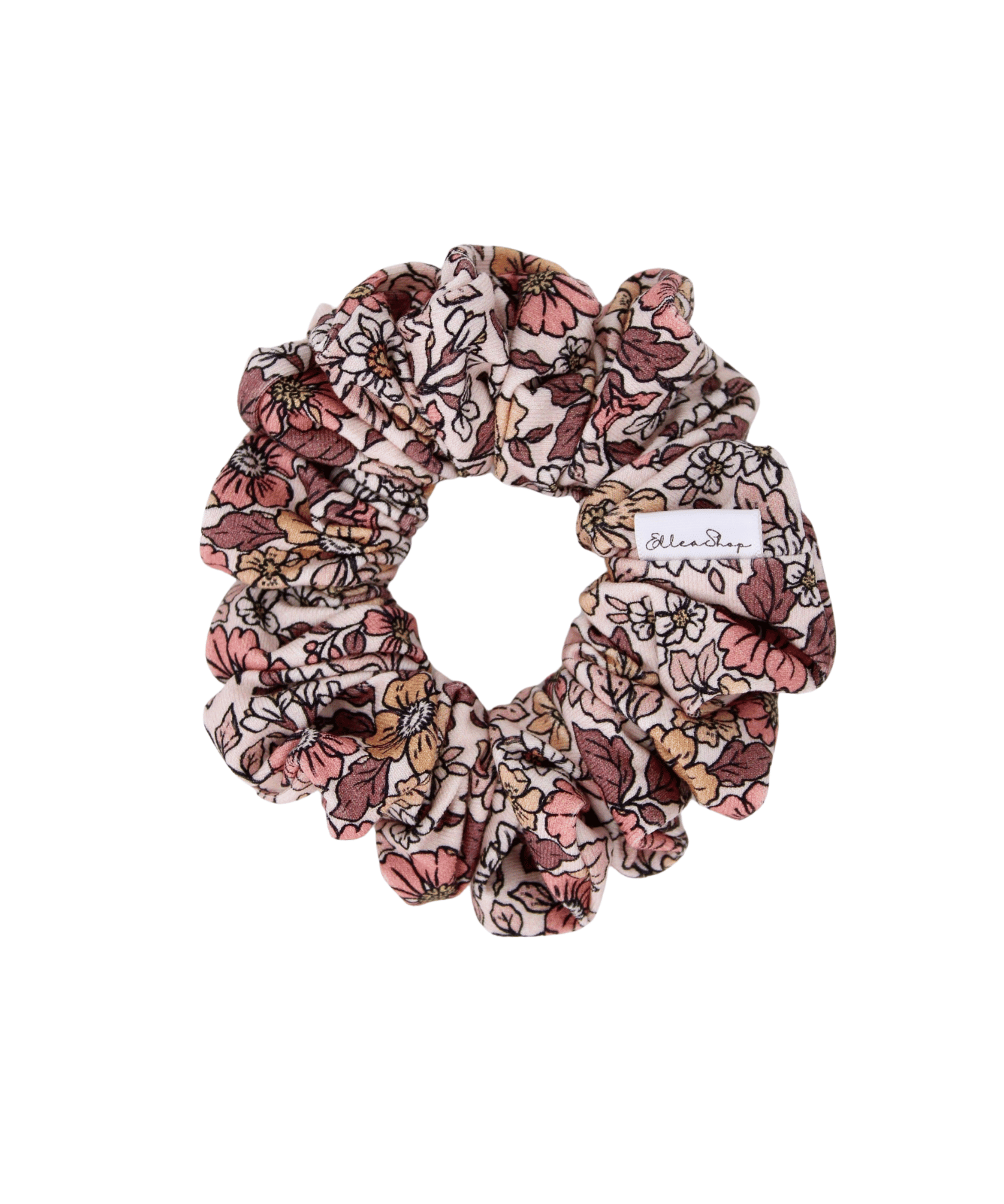 Clara Floral Scrunchie - ElleaShop
