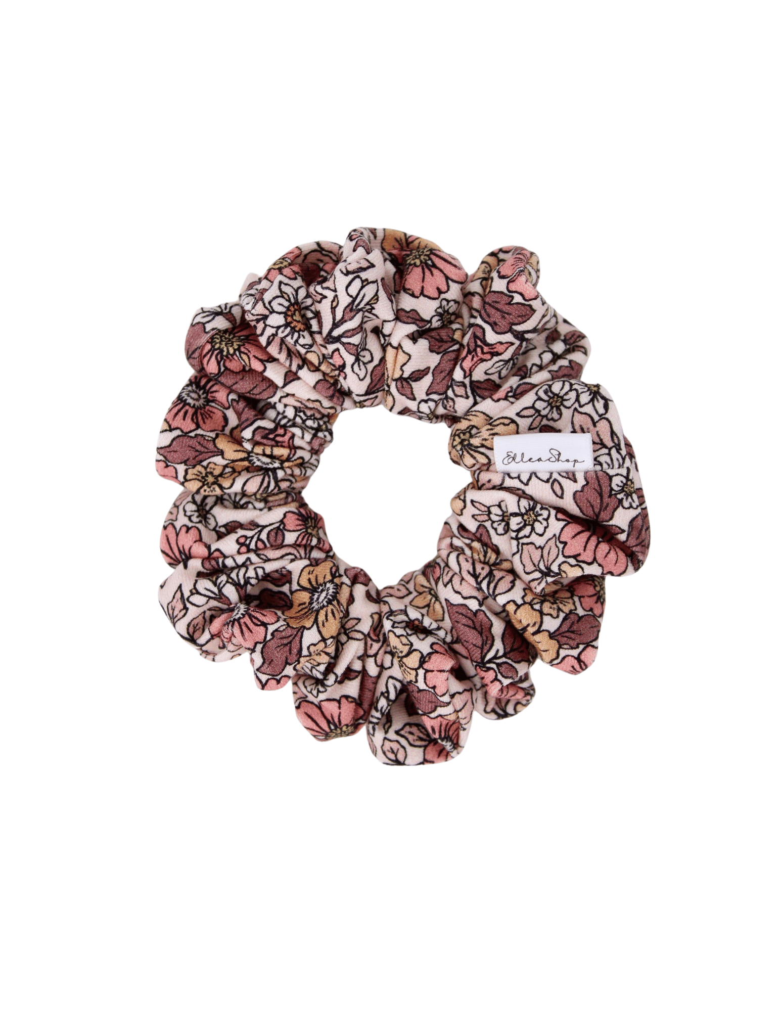 Clara Floral Scrunchie - ElleaShop