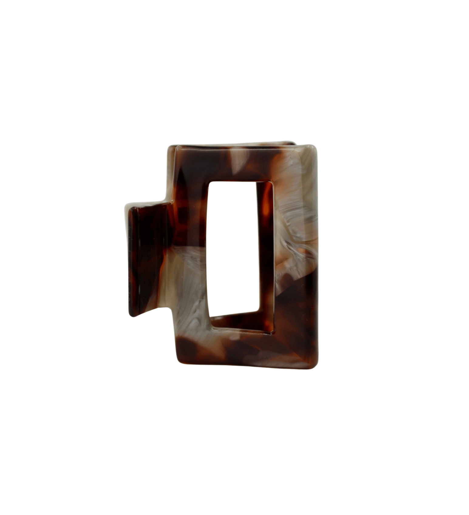 Mocha Tortoise Mini Claw Clip - ElleaShop
