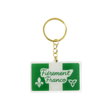 Fièrement Franco Keychain