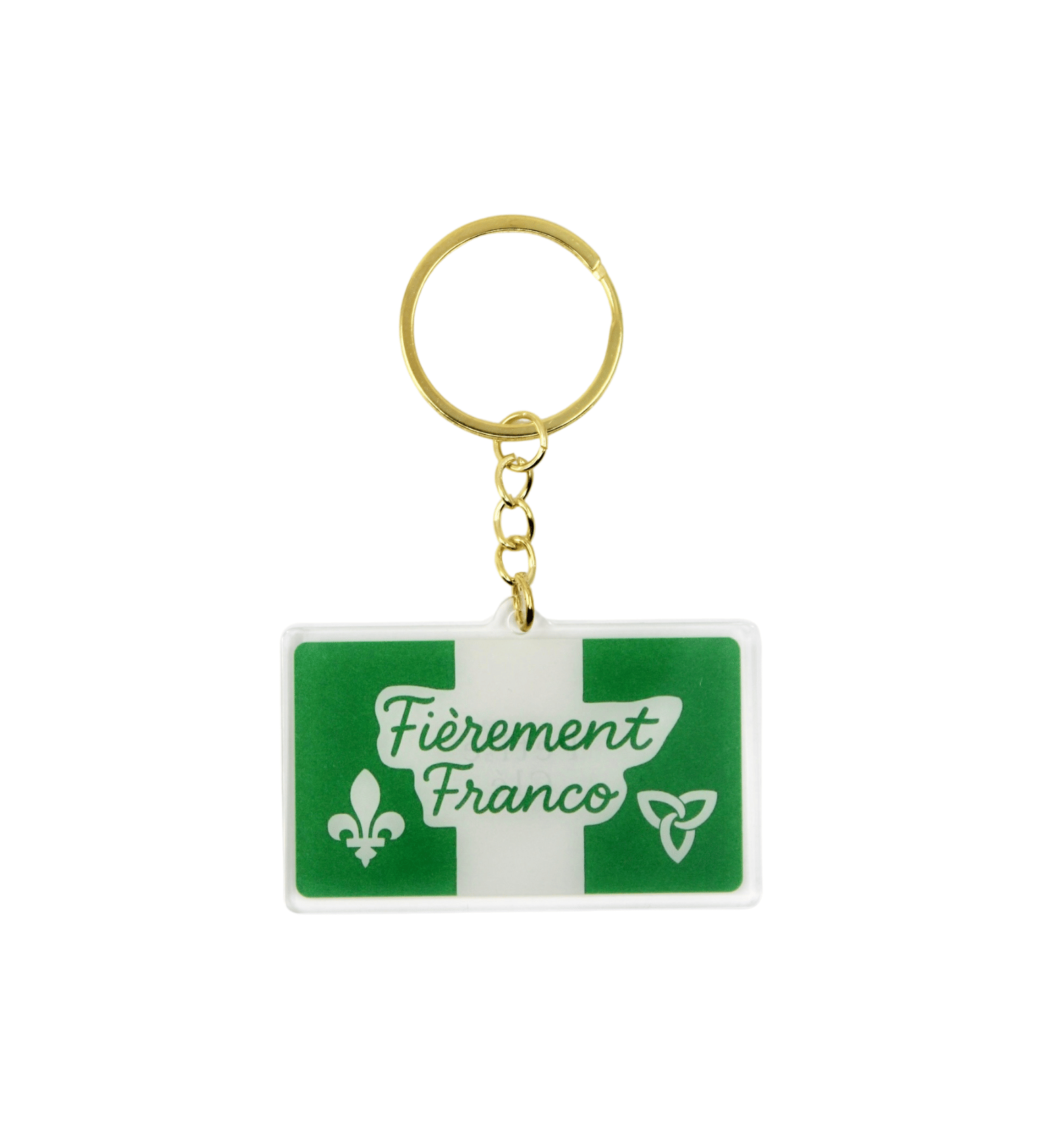 Fièrement Franco Keychain - ElleaShop