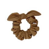 Camel Bow Scrunchie