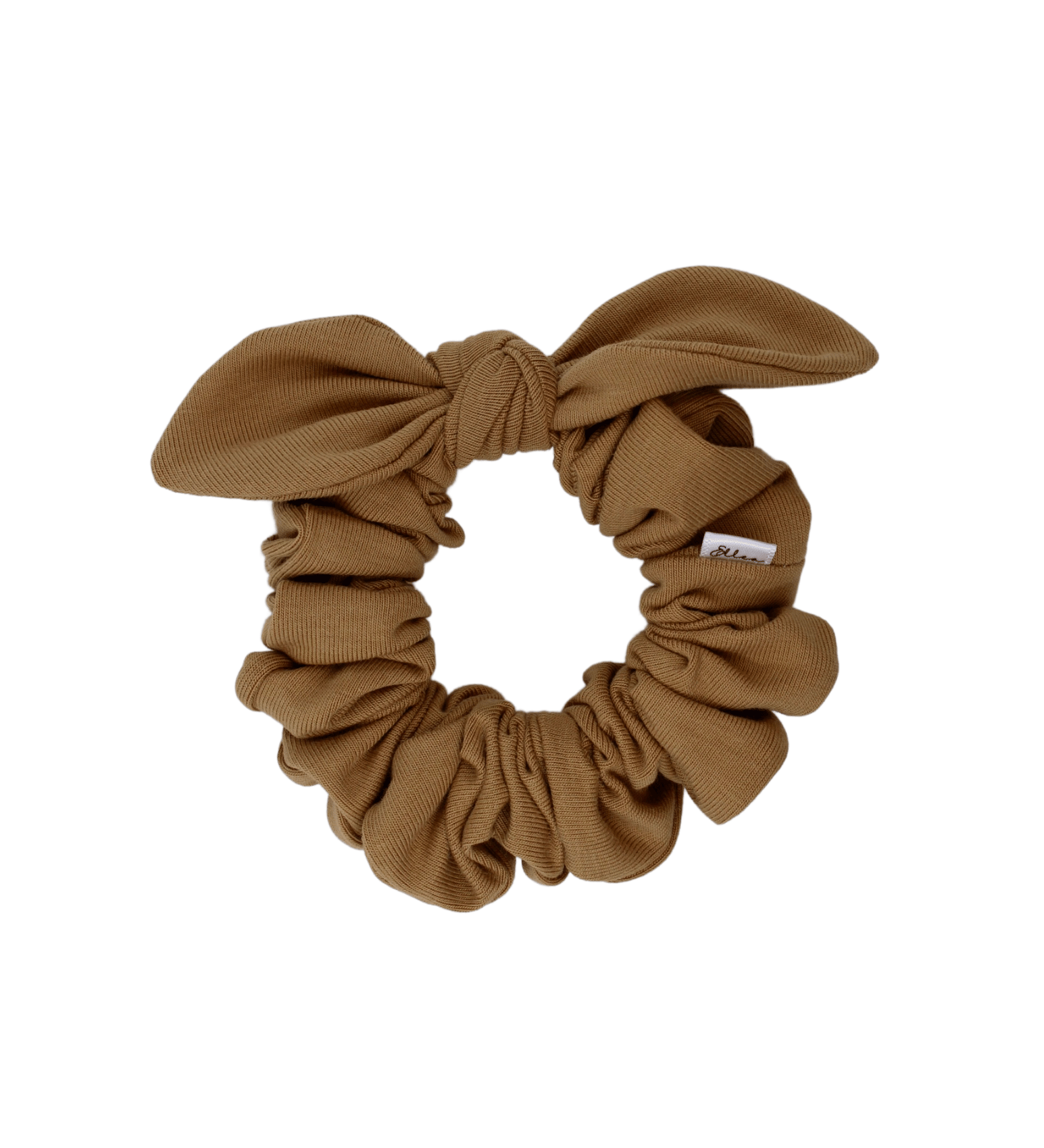 Camel Bow Scrunchie