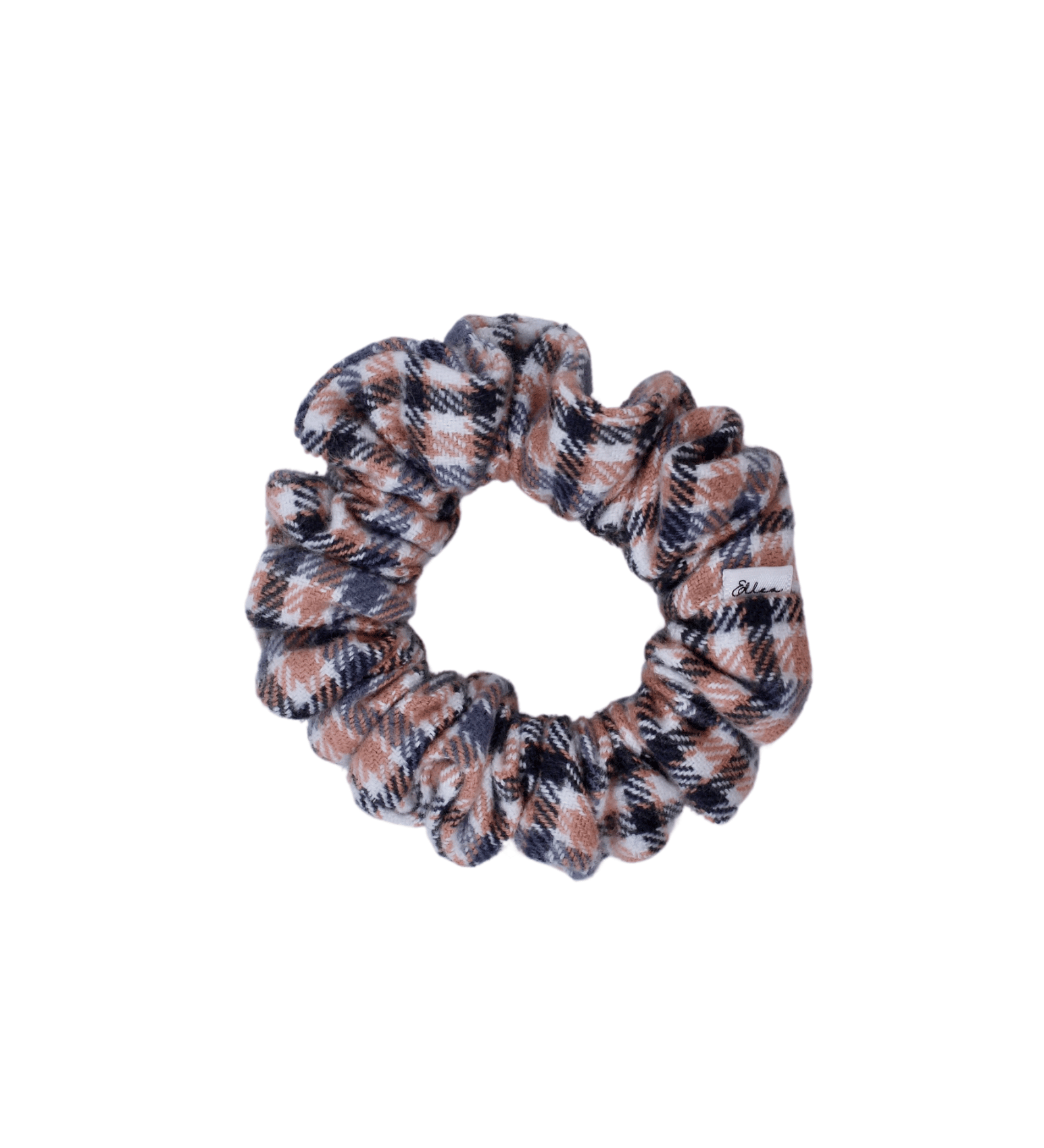 Pink Plaid Scrunchie