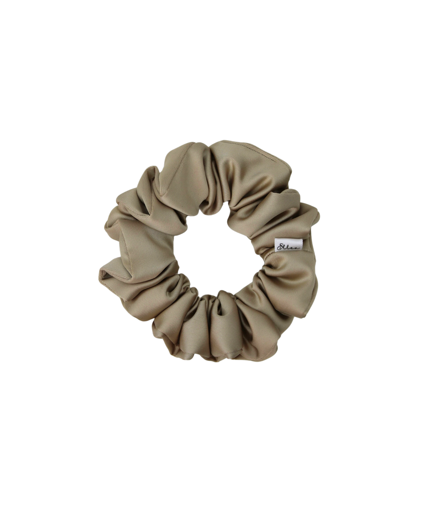 Oyster Luxe Satin Scrunchie