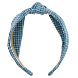 Blue Brunch Knotted Headband