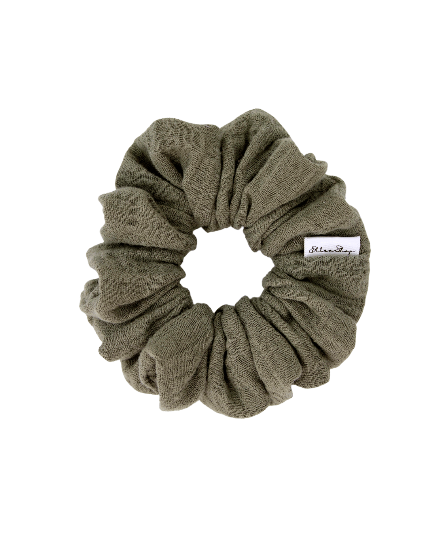 Moss Muslin Scrunchie - ElleaShop