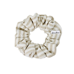 Oatmeal Mist Linen Scrunchie - ElleaShop