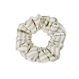 Oatmeal Mist Linen Scrunchie - ElleaShop