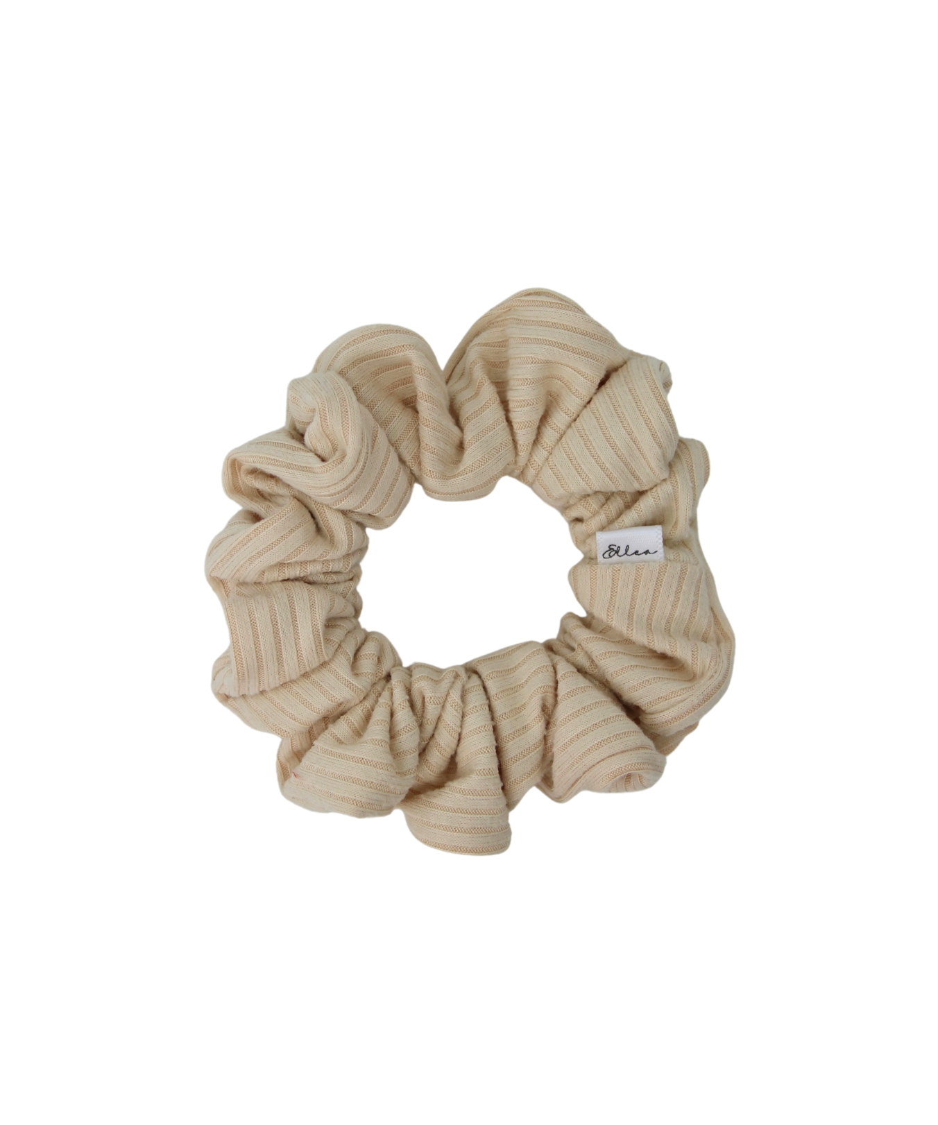 Eggnog Soft Ribbed Scrunchie