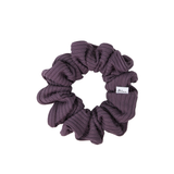 Eggplant Soft Ribbed Scrunchie - ElleaShop
