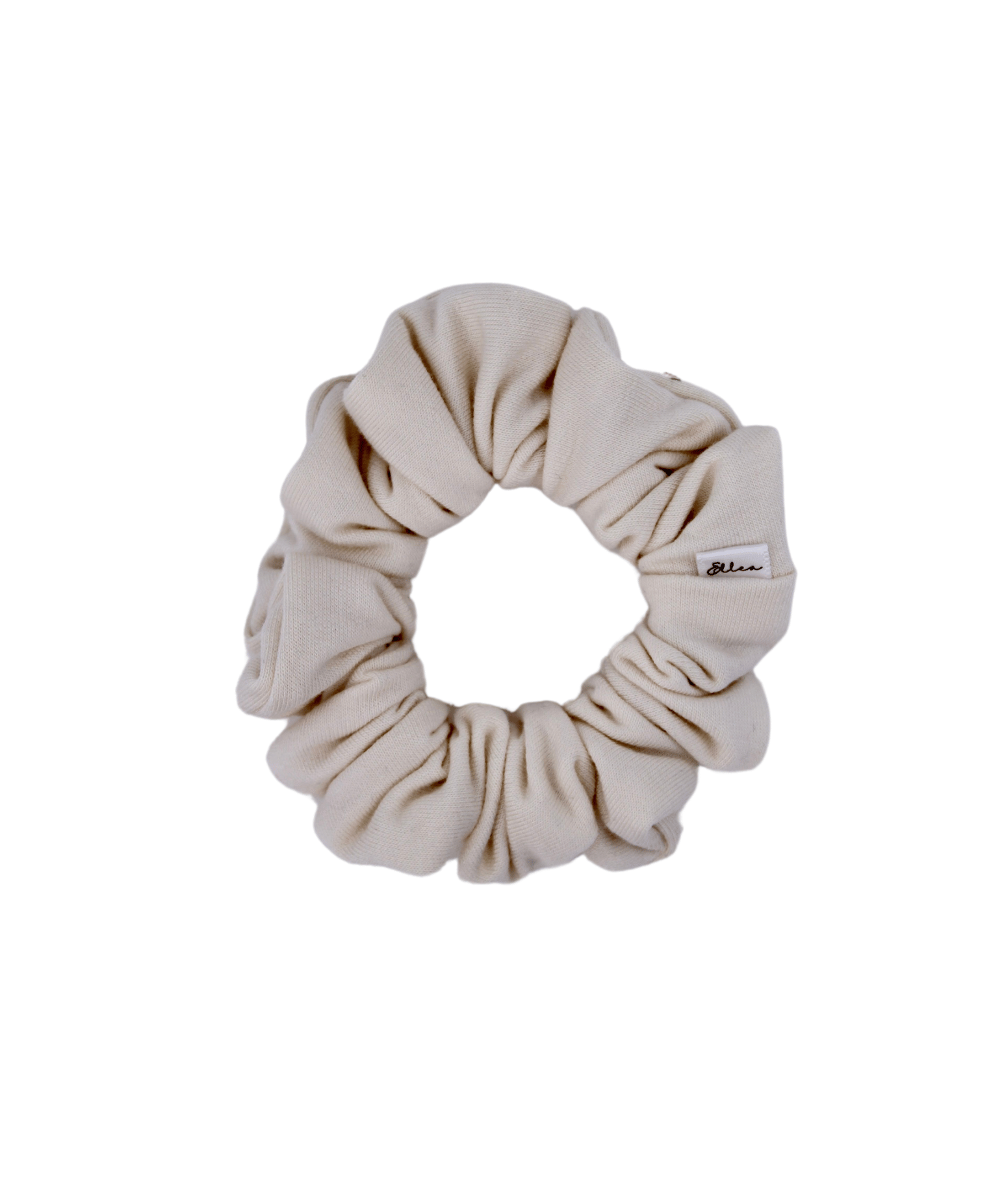 Ecru Sweater Scrunchie