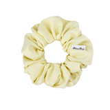 Vanilla Pearl Satin Scrunchie - ElleaShop