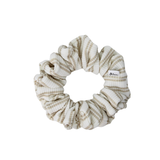 Creamy Stripe Scrunchie - ElleaShop