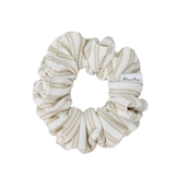 Creamy Stripe Scrunchie - ElleaShop