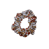 Flowers Rust Scrunchie