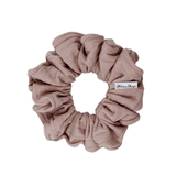 Pink Wide Ribbed Scrunchie