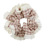Cookies & Cream Lace Scrunchie - ElleaShop