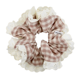 Cookies & Cream Lace Scrunchie - ElleaShop
