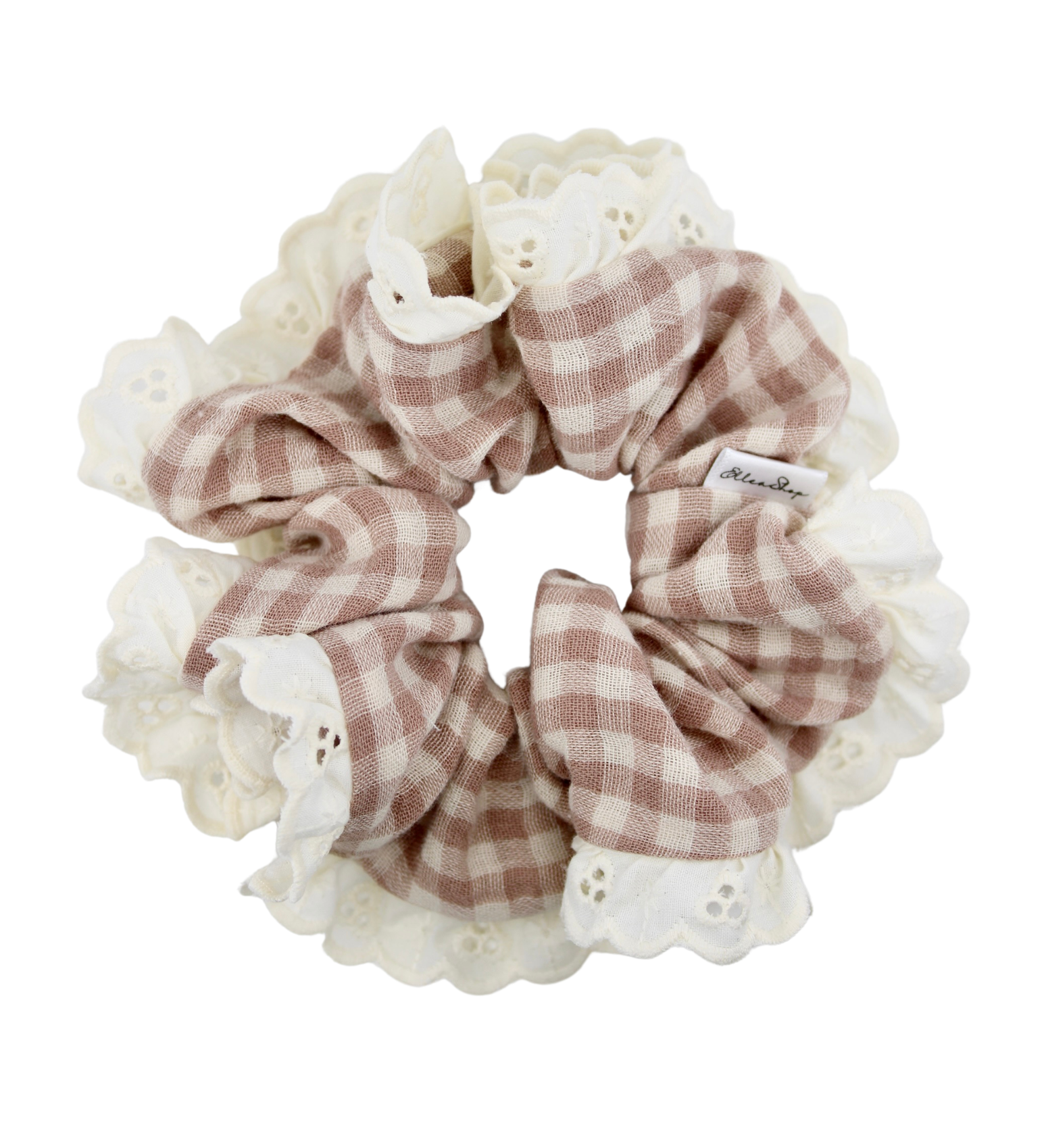 Cookies & Cream Lace Scrunchie - ElleaShop