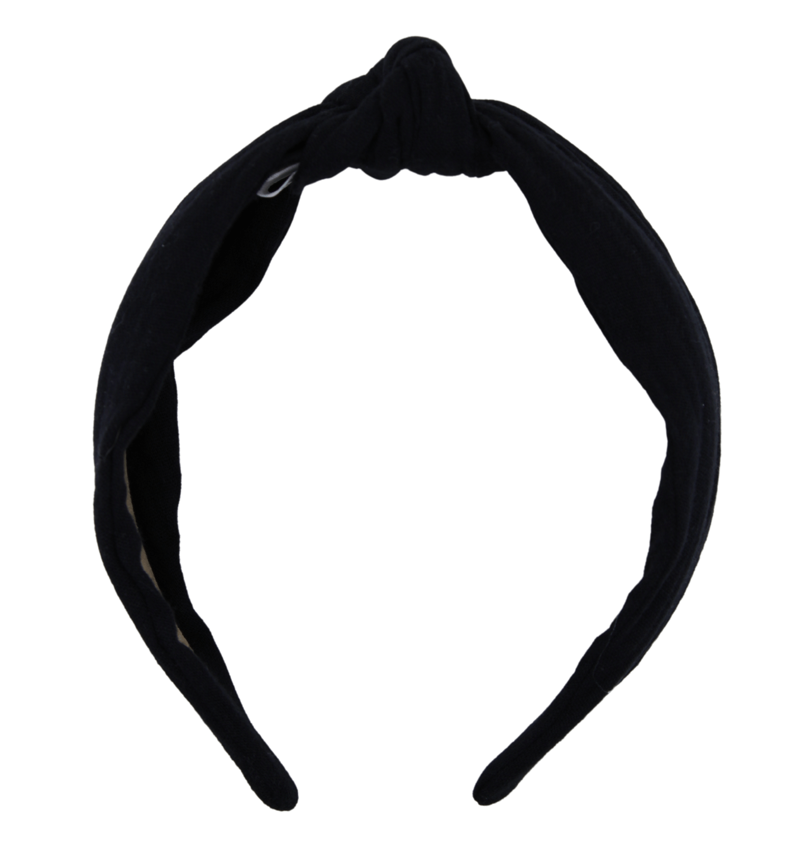 Black Muslin Knotted Headband - ElleaShop