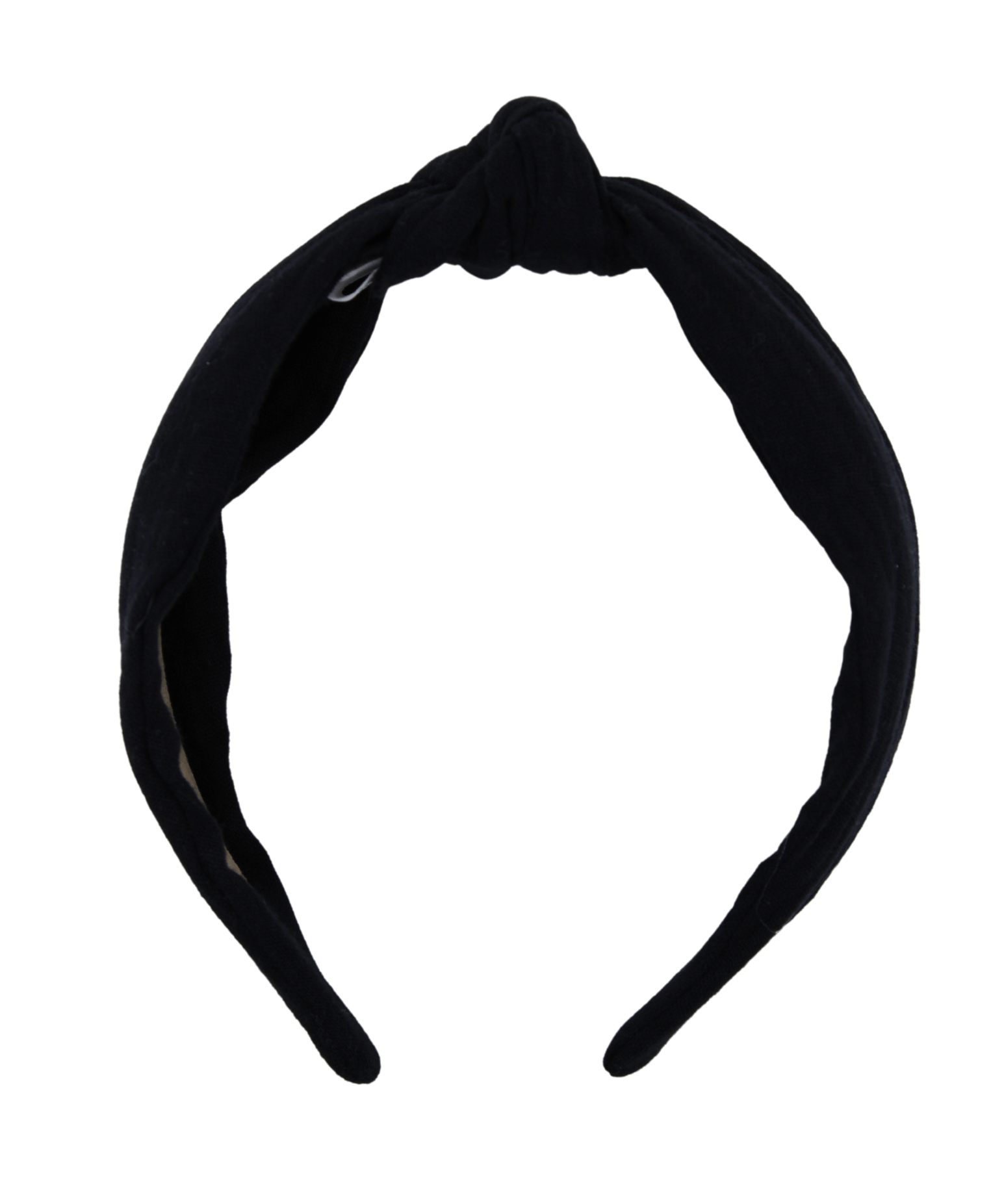 Black Muslin Knotted Headband - ElleaShop