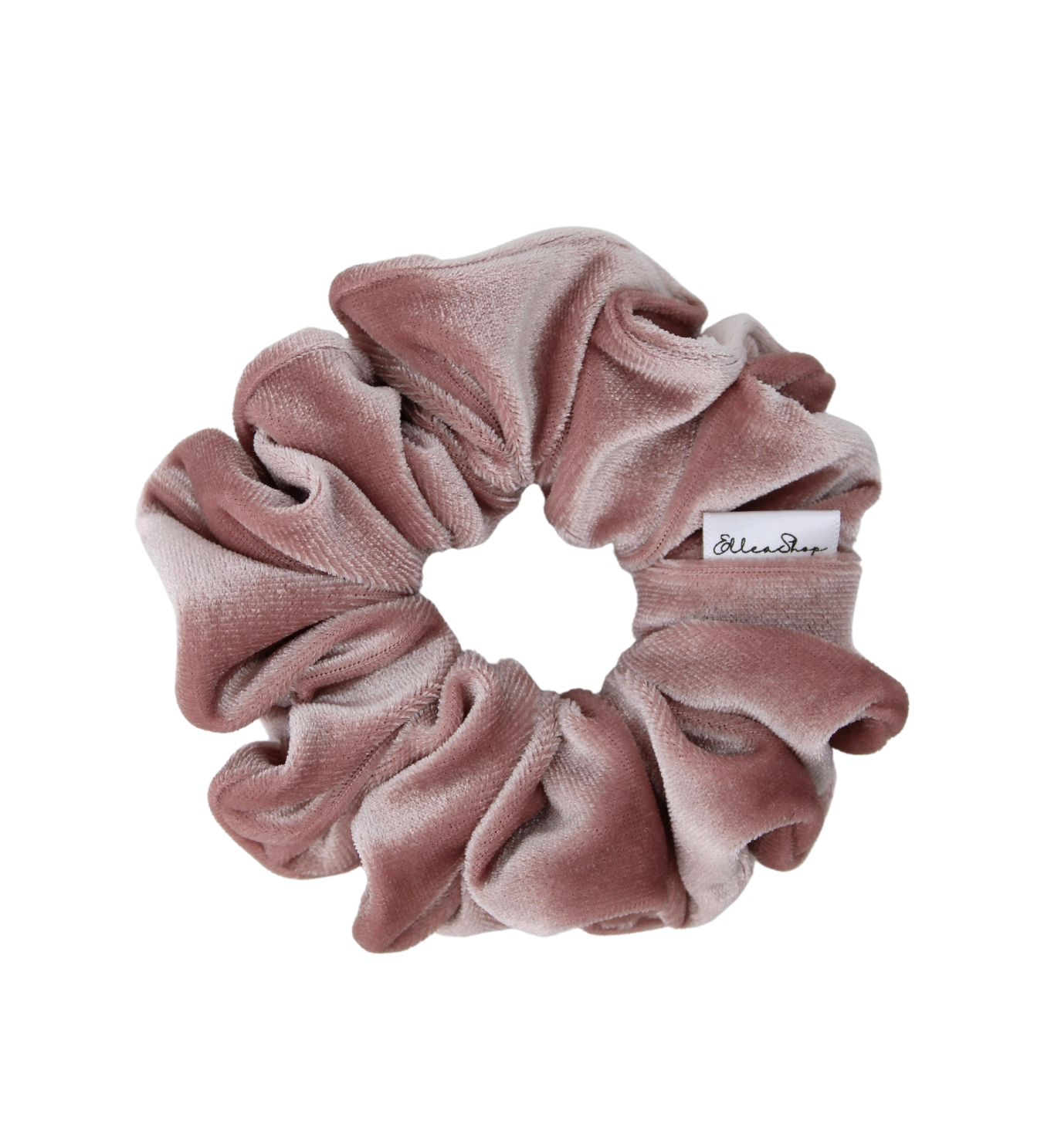 Rosé Velvet Scrunchie - ElleaShop