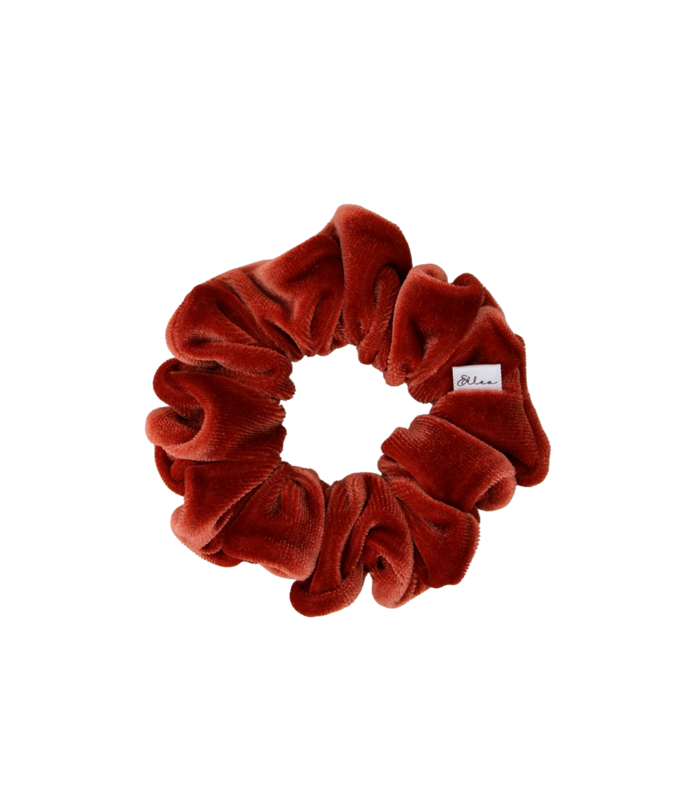 Rust Velvet Scrunchie - ElleaShop