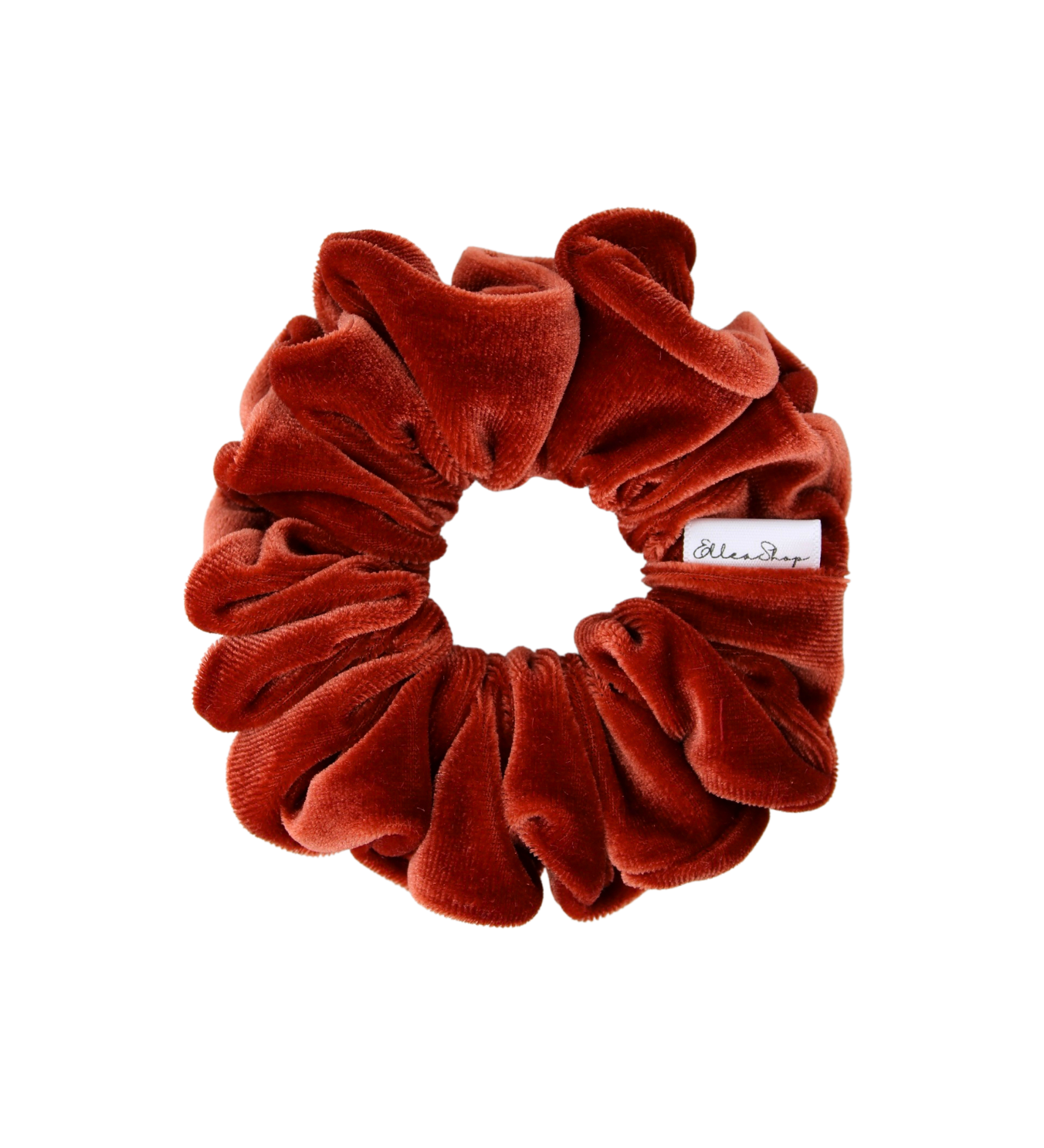 Rust Velvet Scrunchie - ElleaShop