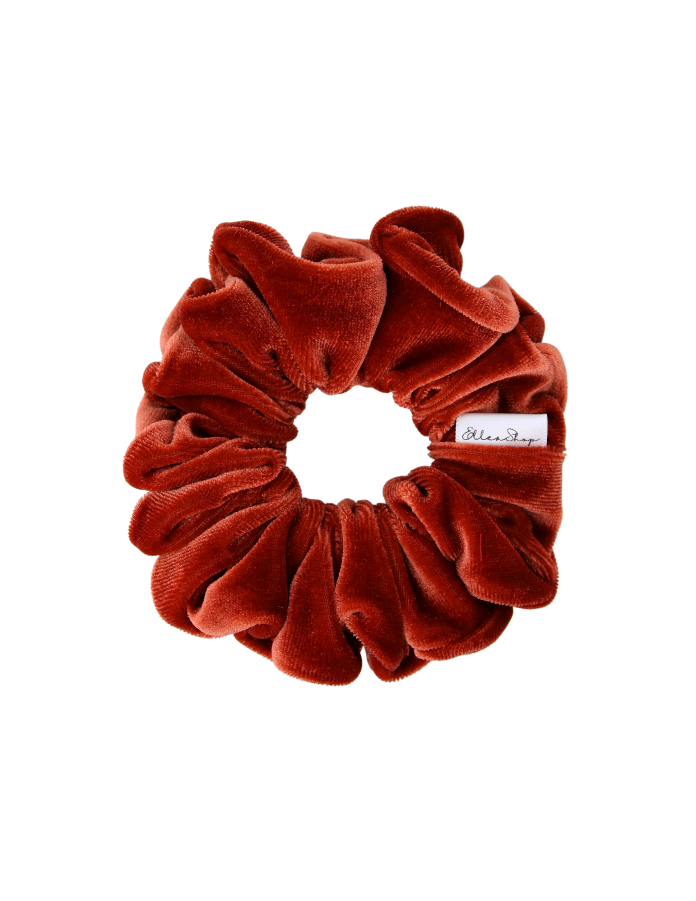 Rust Velvet Scrunchie - ElleaShop