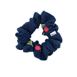 Embroidered Tulips Muslin Scrunchie - ElleaShop