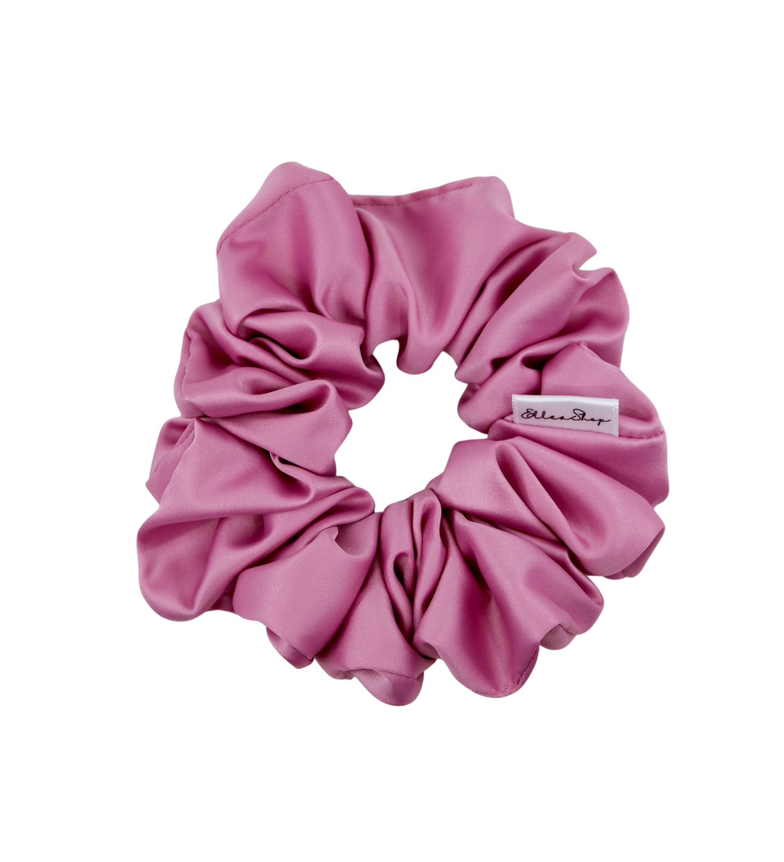 Old Rose Satin Scrunchie - ElleaShop