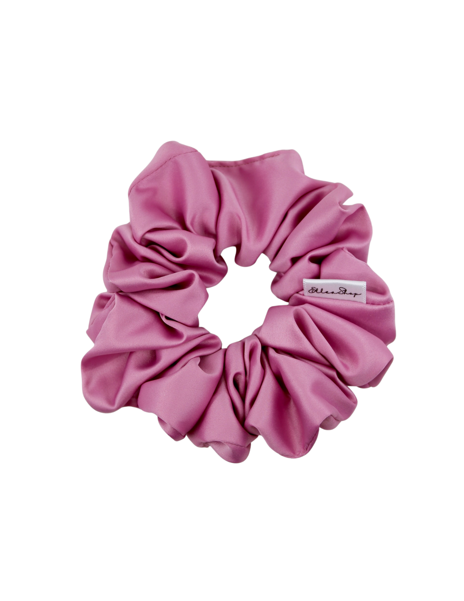 Old Rose Satin Scrunchie - ElleaShop