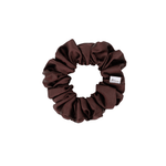 Brown Satin Scrunchie - ElleaShop