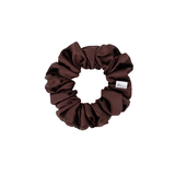 Brown Satin Scrunchie - ElleaShop