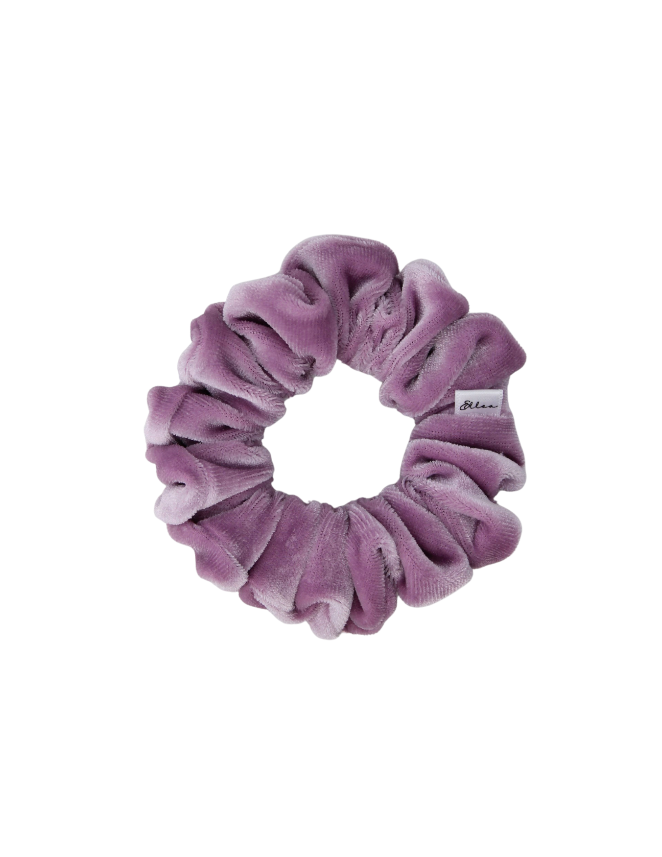Lilac Velvet Scrunchie - ElleaShop