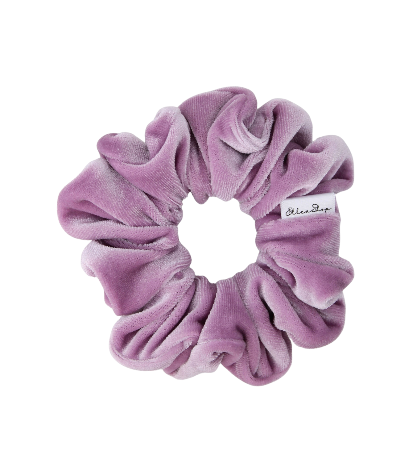 Lilac Velvet Scrunchie - ElleaShop