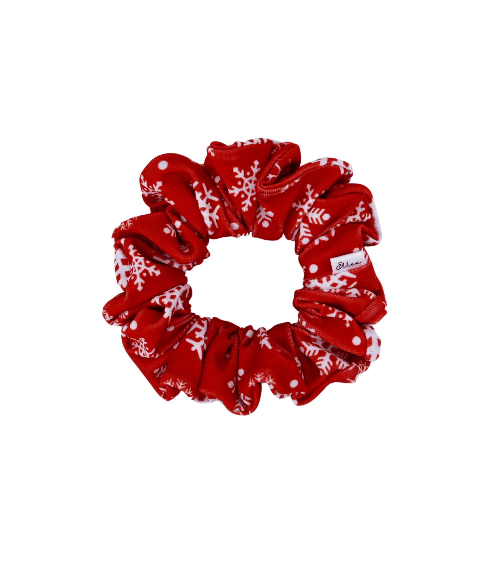 Red Snowflakes Scrunchie