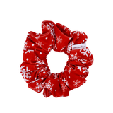 Red Snowflakes Scrunchie