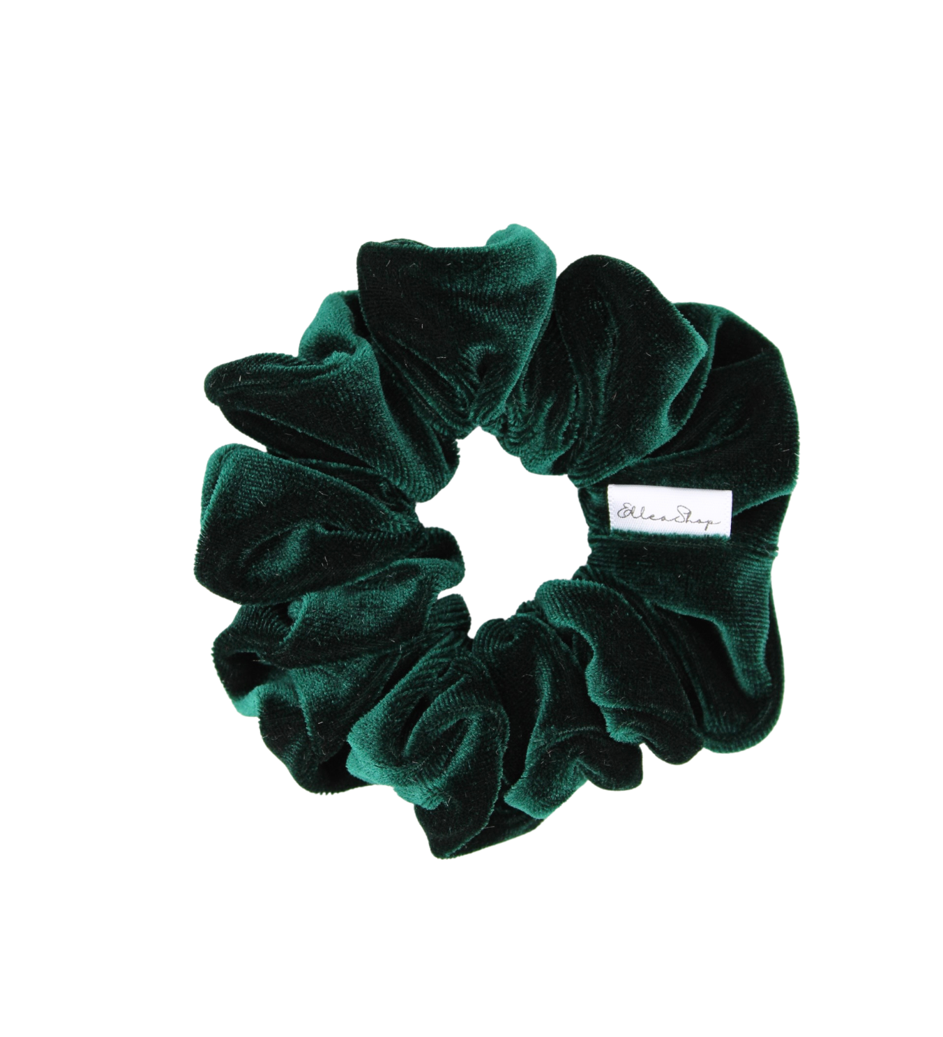 Evergreen Velvet Scrunchie - ElleaShop