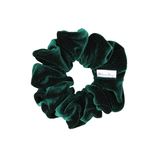 Evergreen Velvet Scrunchie - ElleaShop