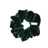 Evergreen Velvet Scrunchie - ElleaShop